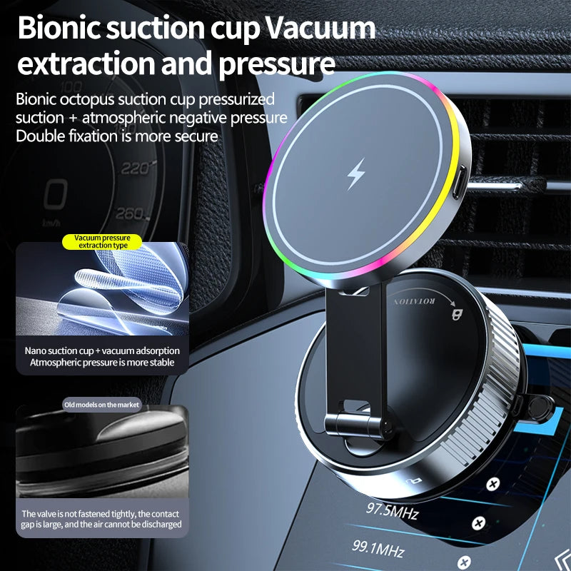 Cooger1, Metal Multi-angle Rotation Vacuum Magnetic Car Holder
